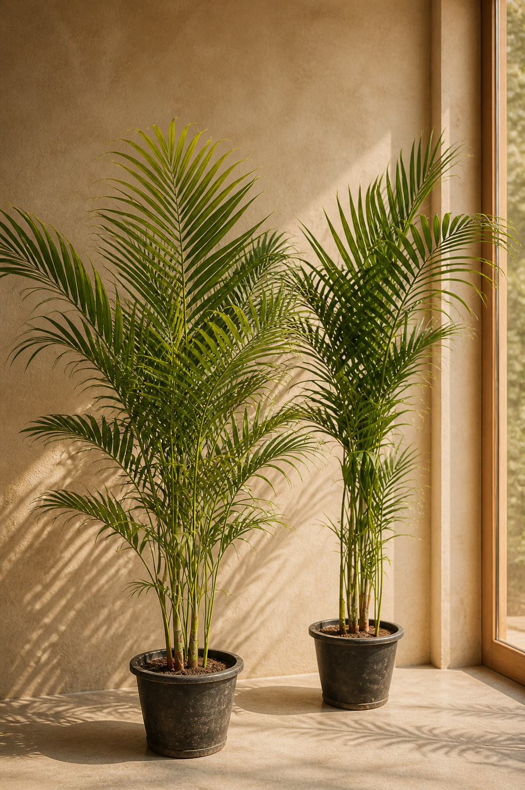 majestic areca palm (dypsis lutescens) majestic areca palm (dypsis lutescens)